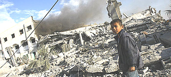 Gaza devastazione
