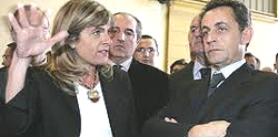 Anne Lauvergeon con Sarkozy