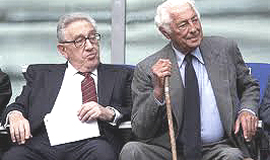 Henry Kissinger con Gianni Agnelli