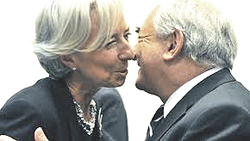 Christine Lagarde e Dominique Strauss-Kahn