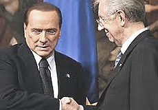 Berlusconi e Monti