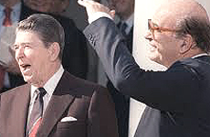 Reagan e Craxi