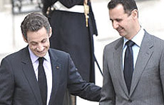 Sarkozy e Assad