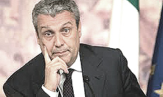 L'ex ministro Domenico Siniscalco, responsabile per l'Italia della Morgan Stanley