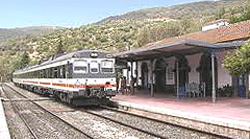 Il "trenino" spagnolo nella zona di Algeciras