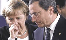 Merkel e Draghi
