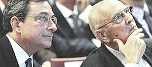 Draghi e Napolitano