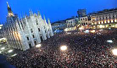 Lo "tsunami tour" a Milano