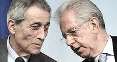 Spending review: Enrico Bondi e Mario Monti