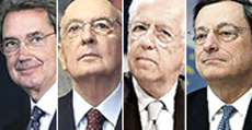 Bernabè, Napolitano, Monti e Draghi