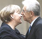 Merkel e Monti