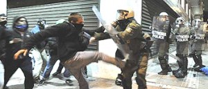 Grecia, scontri con la polizia