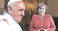 Bergoglio vs Merkel