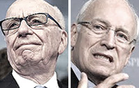 Murdoch e Cheney