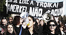 Portogallo, proteste contro la Troika europea
