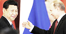 Xi Jingping con Putin