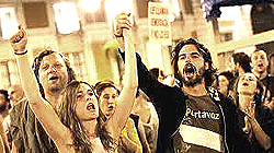 Indignados, la protesta a Madrid