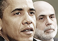 Obama e Bernanke