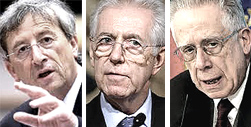 Juncker, Monti e Padoa Schioppa