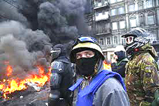 Kiev in fiamme