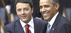 Renzi e Obama