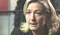 Marine Le Pen, avversaria dell'euro-regime
