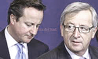 Cameron contro Juncker