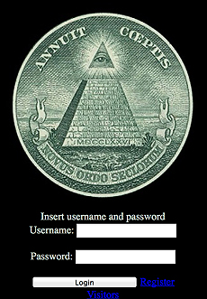 L'accesso al sito degli Illuminati