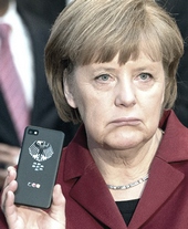Angela Merkel spiata dalla Nsa