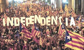 Barcellona, indipendentisti catalani