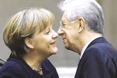 Monti e Merkel