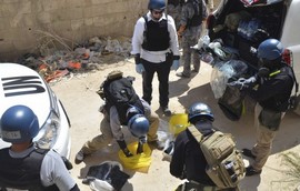 Siria, la consegna delle armi chimiche
