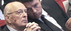 Napolitano con Renzi