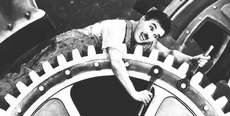 Chaplin in Tempi Moderni