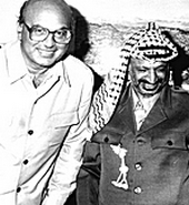 Craxi e Arafat