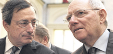 Draghi e Schäuble