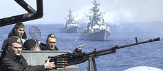 Flotta del Mar Nero schierata davanti alla Siria