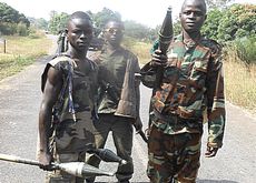 Giovanissimi guerriglieri Seleka