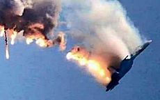 Il Sukhoi Su-24 abbattuto tra Siria e Turchia