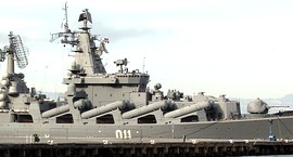 L'incrociatore lanciamissili Moskva