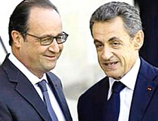 Hollande e Sarkozy
