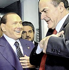 Berlusconi e Bersani