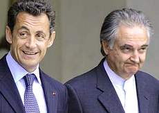 Sarkozy con Jacques Attali