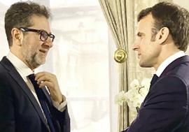 Fazio con Macron all'Eliseo