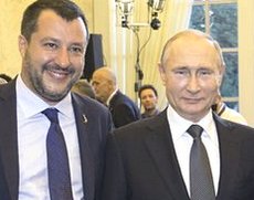 Salvini e Putin a Roma